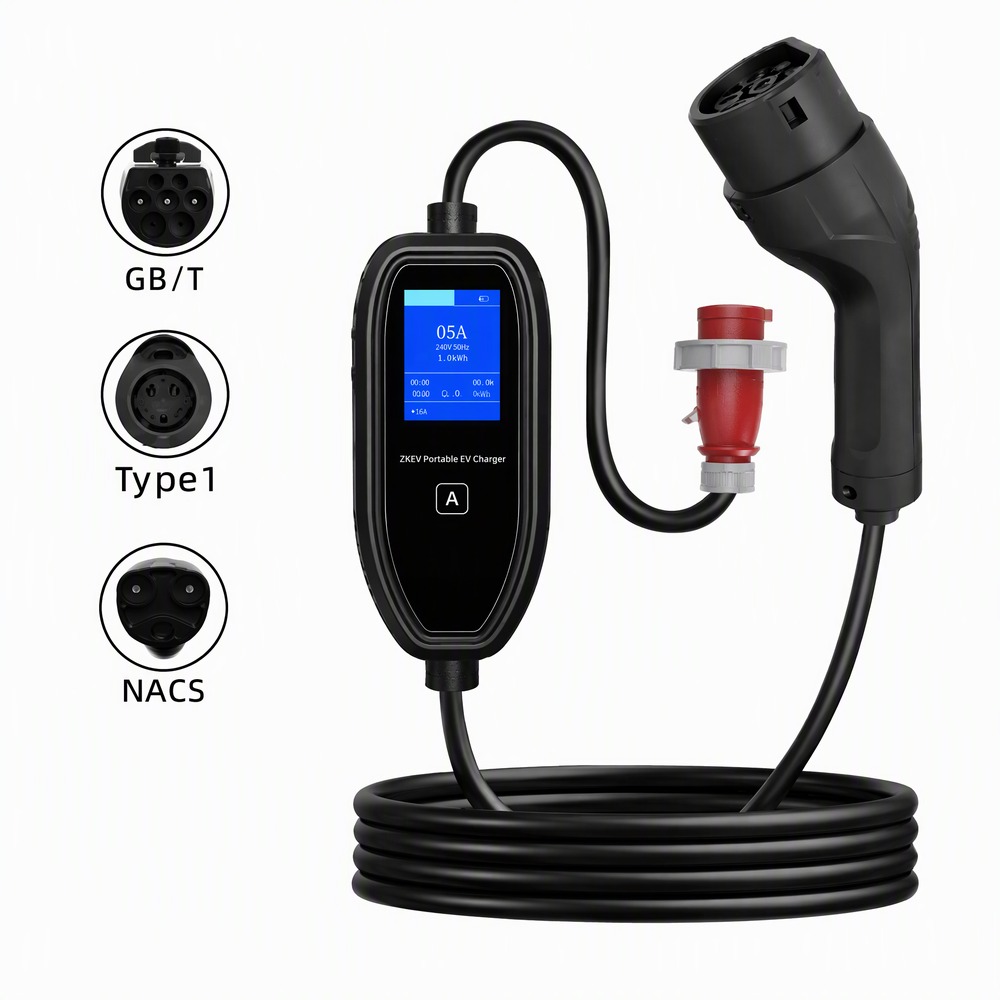 Portable Ev Charger - Portable EV Charger 22kW EV Charging