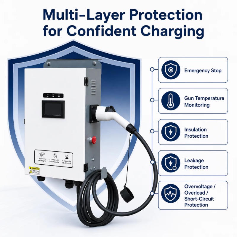 Floor-mounted Charging Station - đánh giá và giá Ev Charger