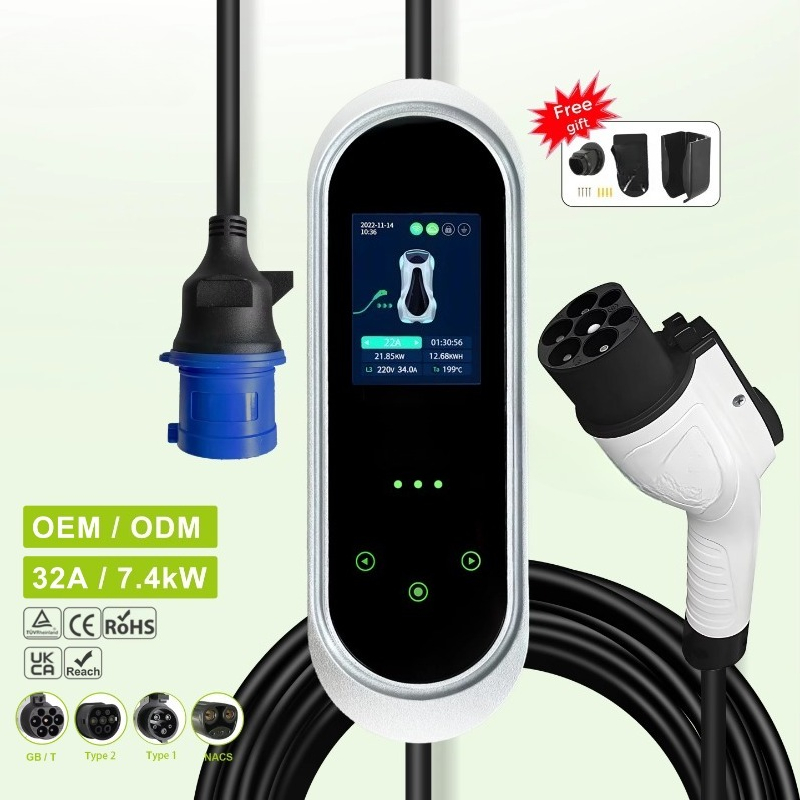 Portable EV Charger GB/T High  - đánh giá và giá Ev Charger
