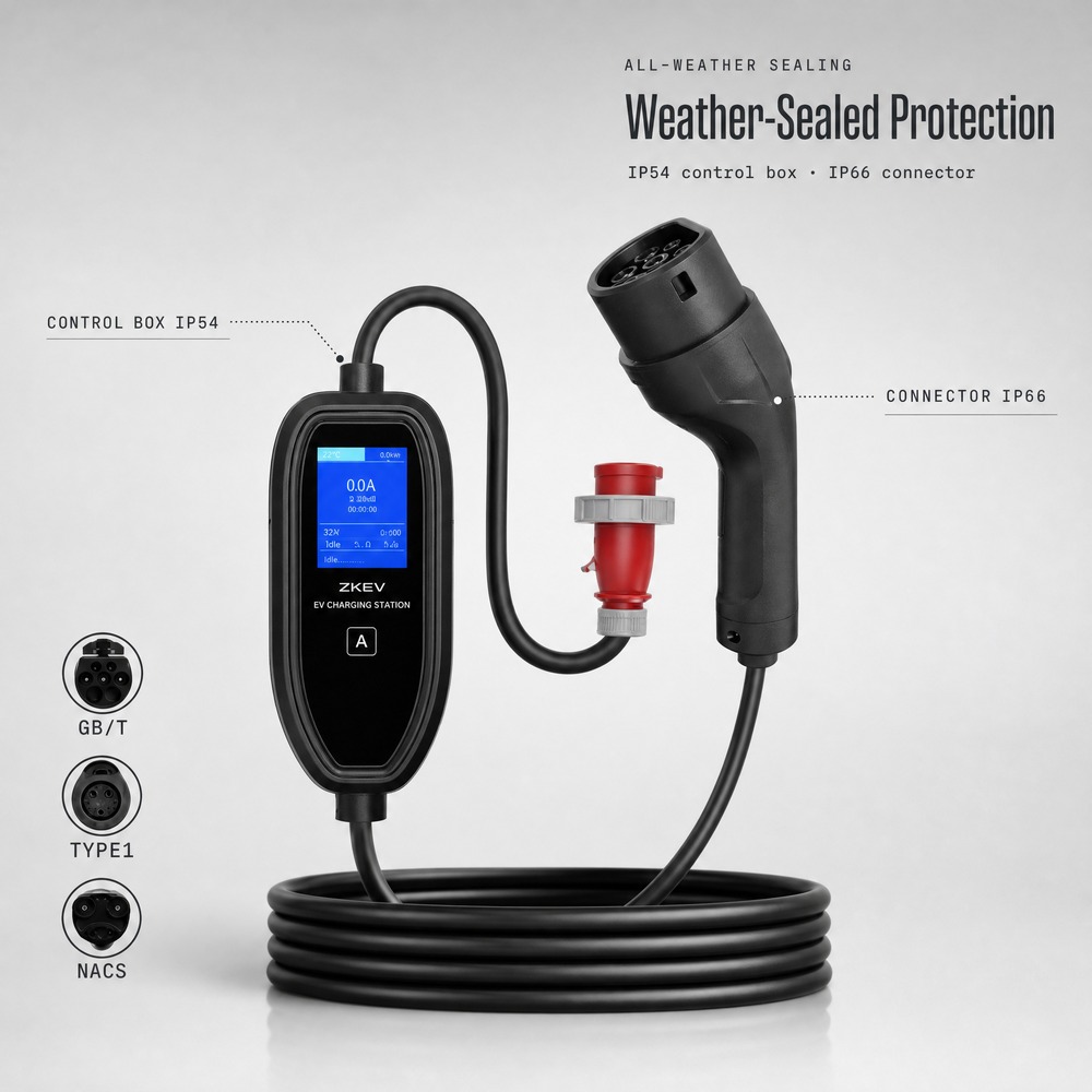 Portable EV Charger 22kW EV Ch - đánh giá và giá Portable Ev Charger