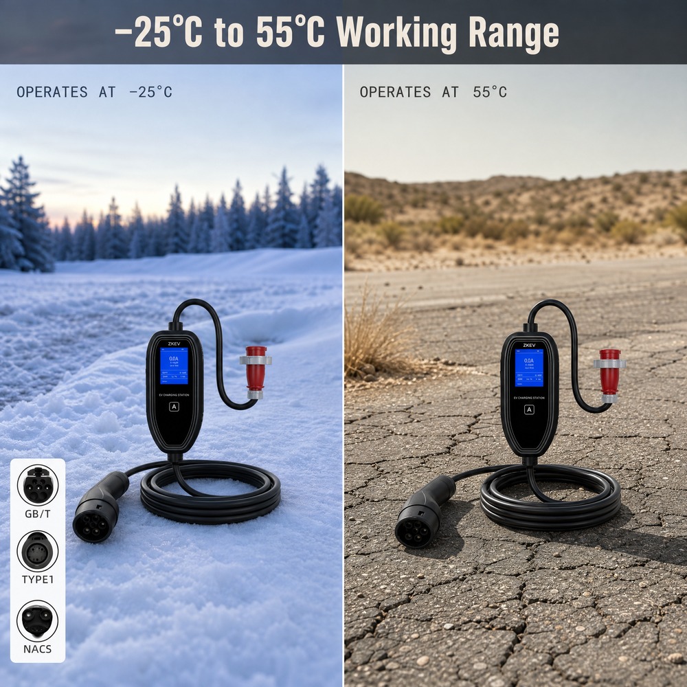 Portable EV Charger 22kW EV Ch - đánh giá và giá Portable Ev Charger