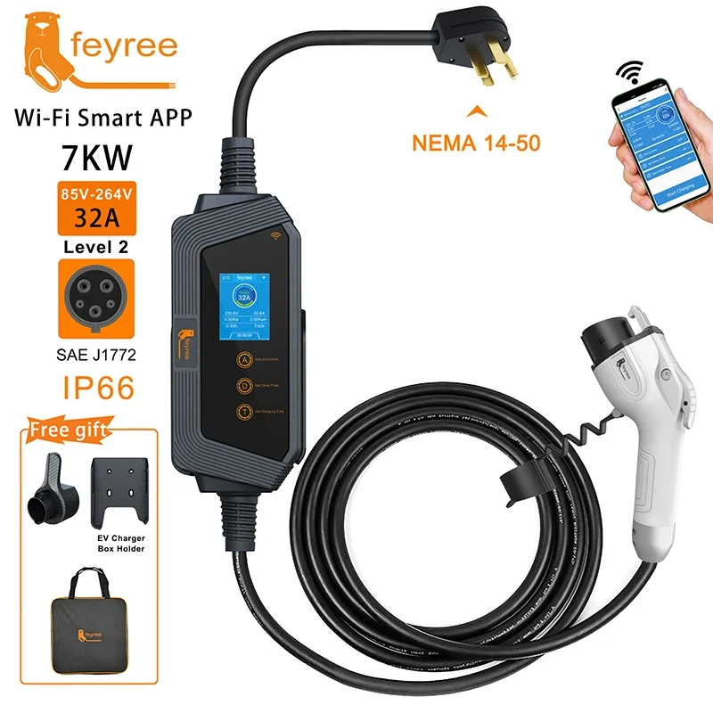 Feyree Type1 Portable EV Charg - đánh giá và giá Portable Ev Charger
