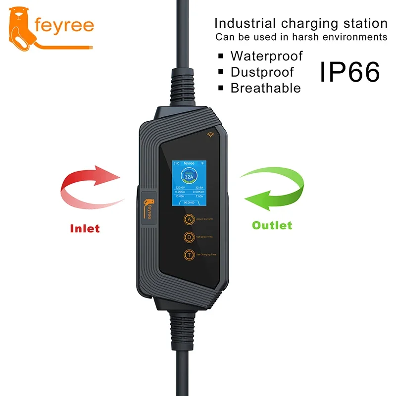 Feyree Type1 Portable EV Charg - đánh giá và giá Portable Ev Charger