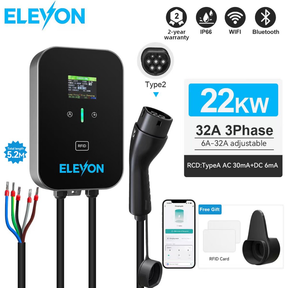 ELEVON EV Charging Station 22K - đánh giá và giá Wallbox Ev