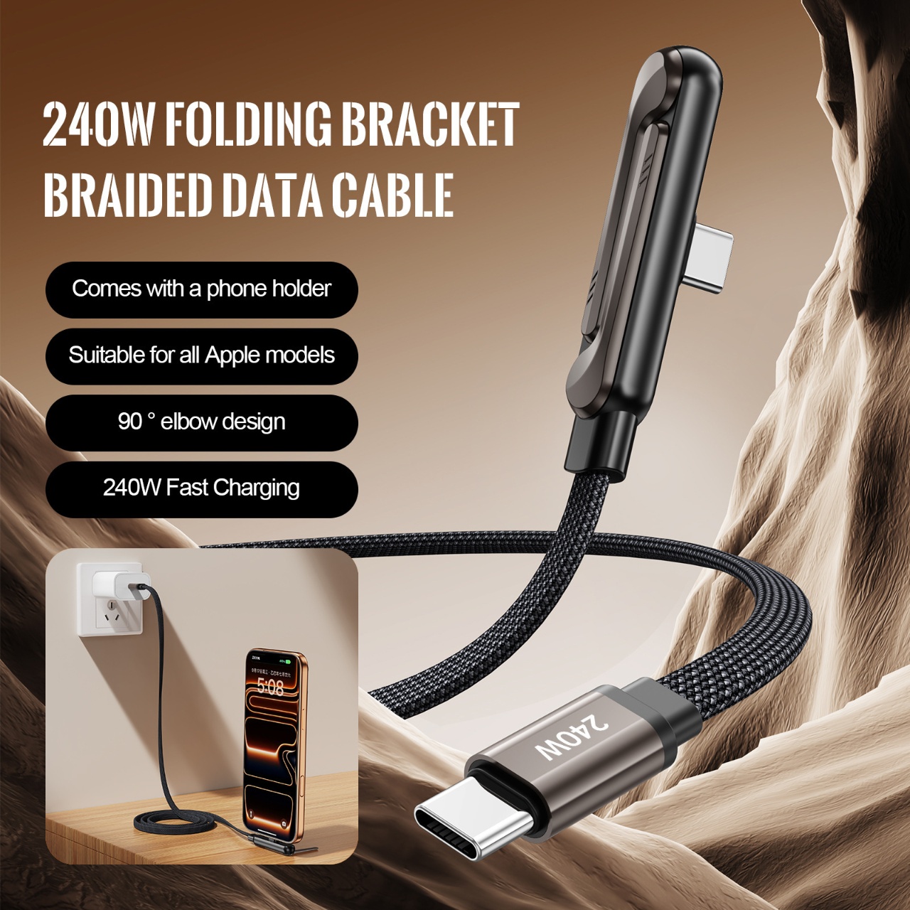 240W PD Fast Charging Type C t - đánh giá và giá Ev Charger